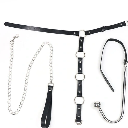 with EverydayUse Hook and 5853 Kinky Collar Anal Leash 0308